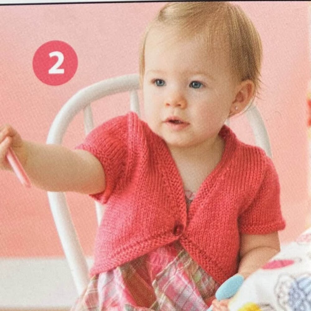 [New] Handmade baby cardigan 6m